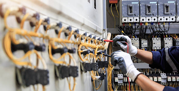 Professional Electrician technician working in Iona, FL